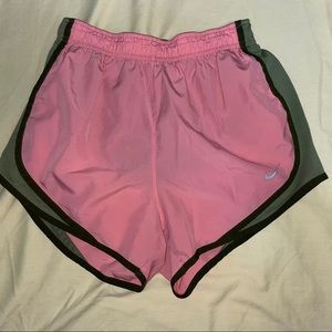 Nike Tempo Running Shorts Pink Green